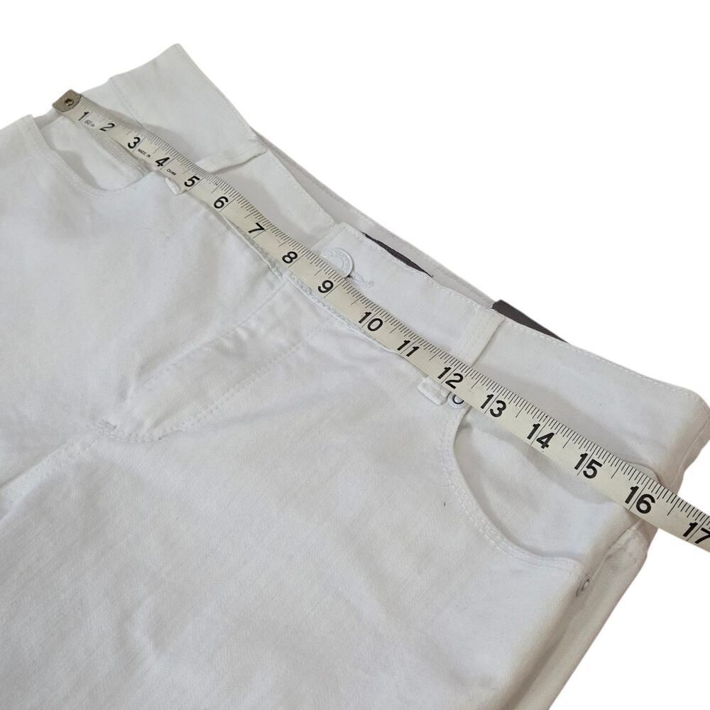 Chico’s So Slimming Slim Straight Leg Jeans White Stretch 0 Size 4 Small NWT - Picture 10 of 12